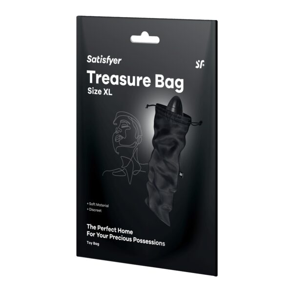 BOLSA TREASURE BAG XL NEGRA SATISFYER - Imagen 4