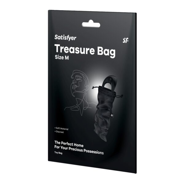 BOLSA TREASURE BAG M NEGRA SATISFYER - Imagen 4