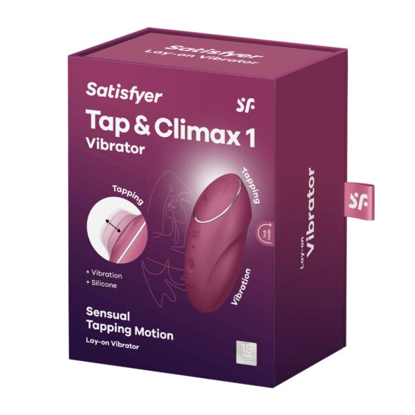 ESTIMULADOR TAP & CLIMAX 1 ROJO SATISFYER