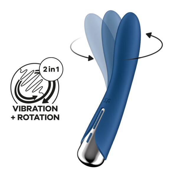 VIBRADOR SPINNING VIBE 1 AZUL SATISFYER - Imagen 8