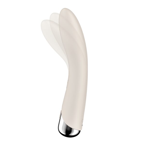 VIBRADOR SPINNING VIBE 1 BEIGE SATISFYER - Imagen 3