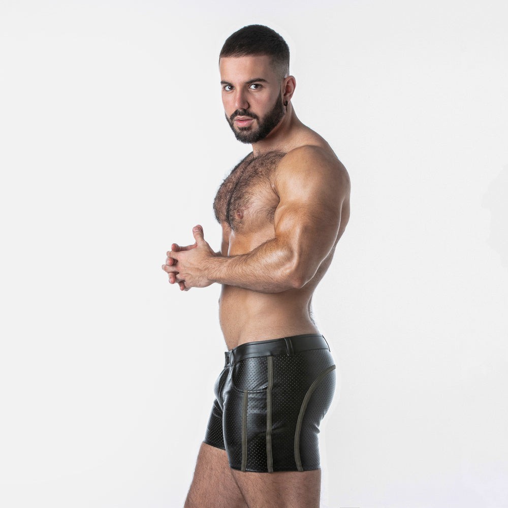 PANTALÓN CORTO RUB IT MINI SHORT LOCKER GEAR CAQUI - Imagen 4