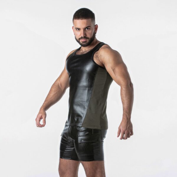 PLAYERA RUB IT TANKTOP LOCKER GEAR CAQUI - Imagen 4