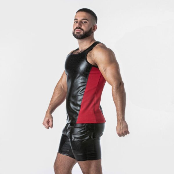 PLAYERA RUB IT TANKTOP LOCKER GEAR ROJO - Imagen 4