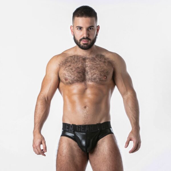 CALZONCILLOS JOCK OPEN ACCESS LOCKER GEAR NEGRO - Imagen 4