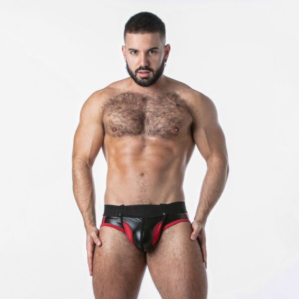 CALZONCILLOS JOCK OPEN ACCESS LOCKER GEAR ROJO - Imagen 5