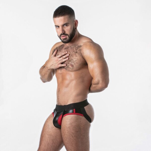 CALZONCILLOS JOCK OPEN ACCESS LOCKER GEAR ROJO - Imagen 6