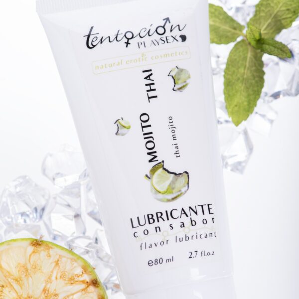 LUBRICANTE SABOR MOJITO TAILANDÉS 80ML TENTACIÓN PLAY SEX - Imagen 3