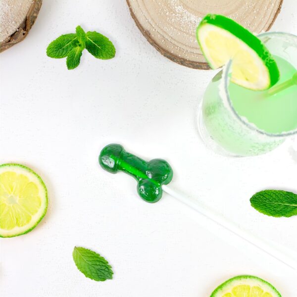 PIRULETA CON FORMA DE PENE AROMATIZADA CON MOJITO Y CON ALCOHOL SECRET PLAY - Imagen 3