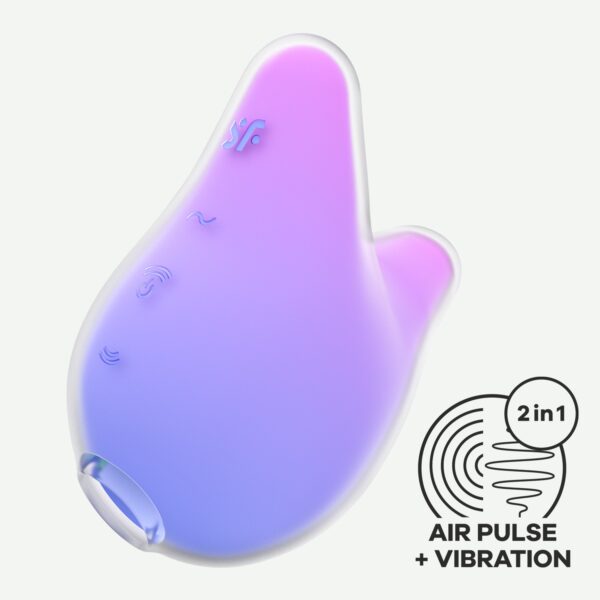 ESTIMULADOR MERMAID VIBES MORA/ROSA SATISFYER - Imagen 7