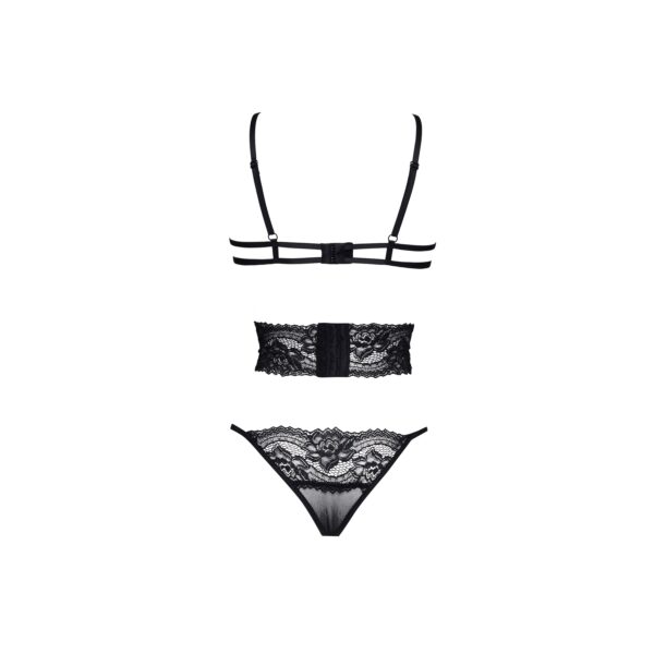 CONJUNTO BODY NOELE NEGRO BEAUTY NIGHT FASHION - Imagen 10