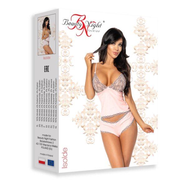 CONJUNTO DE 2 PIEZAS ISOLDE ROSA BEAUTY NIGHT FASHION - Imagen 7