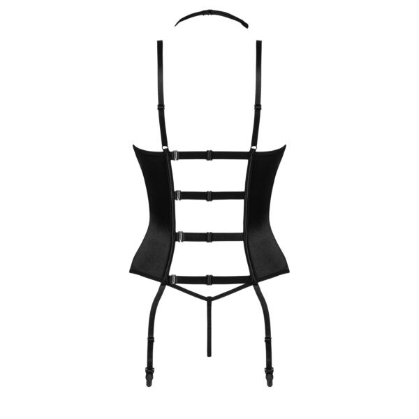 CORSÉ Y TANGA JOANNA NEGRO BEAUTY NIGHT FASHION - Imagen 11