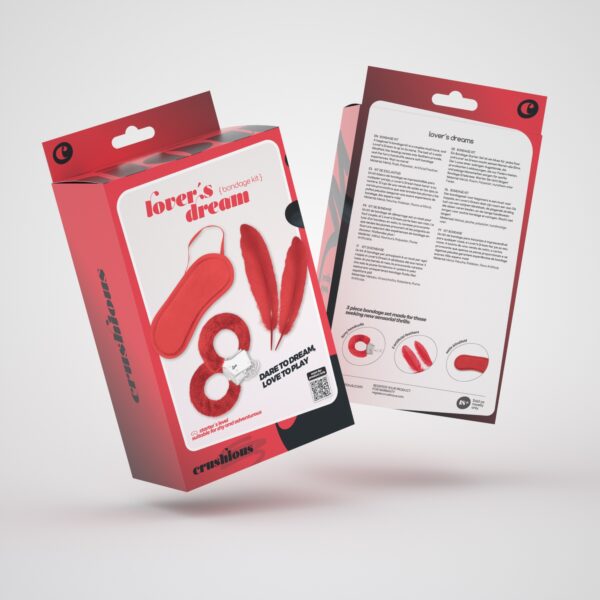 KIT DE ESCLAVITUD LOVER'S DREAM CRUSHIOUS ROJO - Imagen 6
