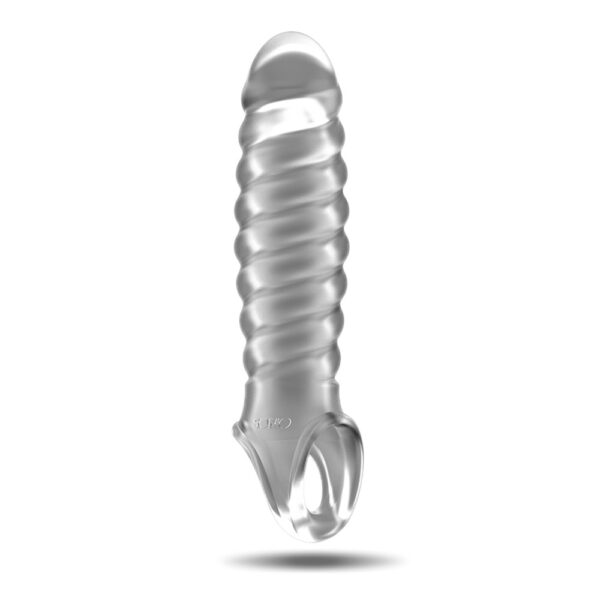 FUNDA CON EXTENSIÓN PARA EL PENE SONO Nº32 TRANSPARENTE - Imagen 4