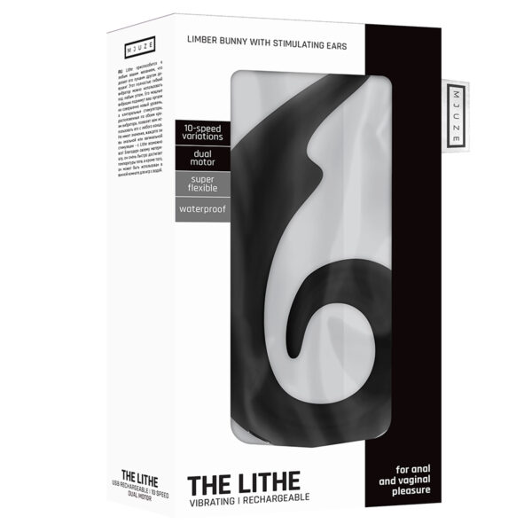 VIBRADOR RECARGABLE THE LITHE NEGRO - Imagen 3