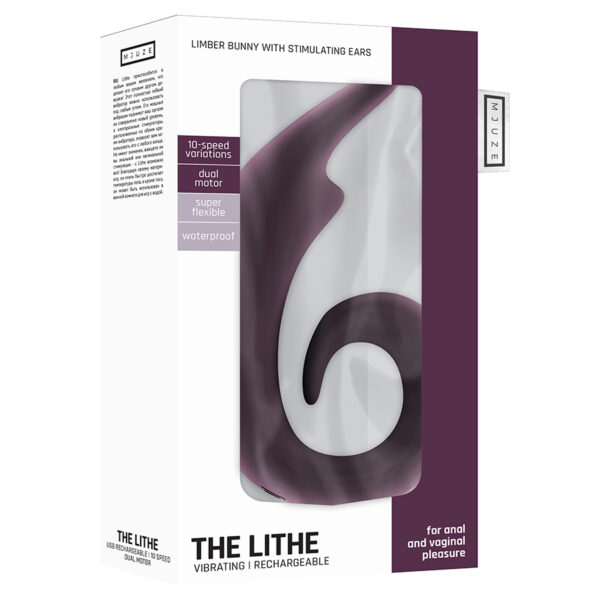VIBRADOR RECARGABLE THE LITHE MORADO - Imagen 3
