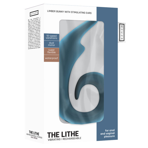 VIBRADOR RECARGABLE THE LITHE AZUL - Imagen 3