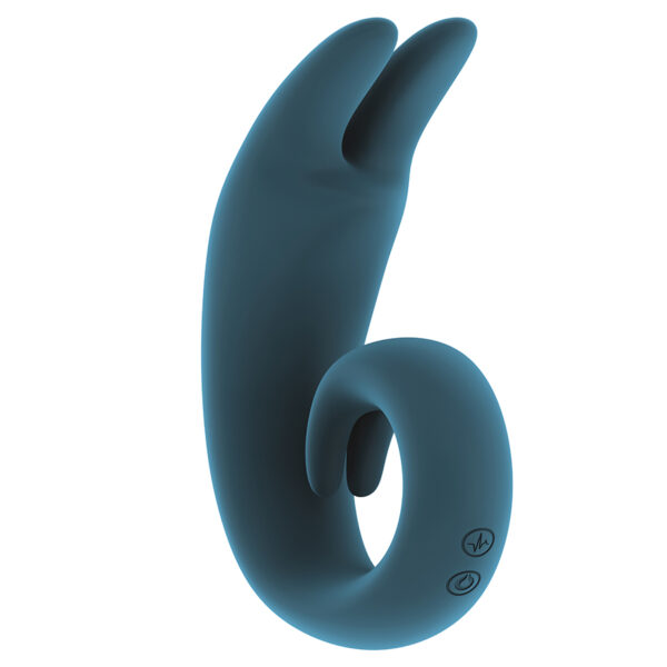 VIBRADOR RECARGABLE THE LITHE AZUL - Imagen 5