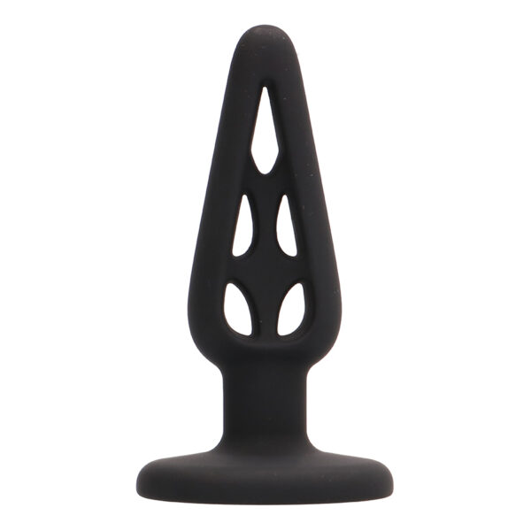 PLUG ANAL EN SILICONA PLUG & PLAY 4” NEGRO - Imagen 4