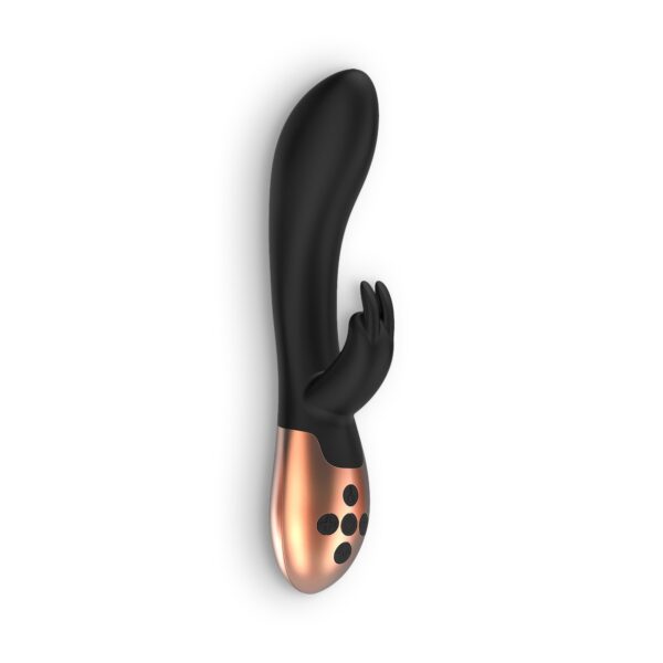 VIBRADOR CON CALENTAMIENTO RECARGABLE OPULENT ELEGANCE NEGRO - Imagen 6