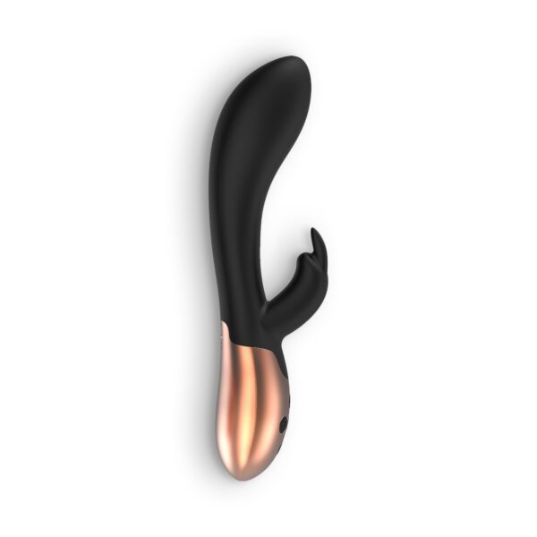 VIBRADOR CON CALENTAMIENTO RECARGABLE OPULENT ELEGANCE NEGRO - Imagen 3