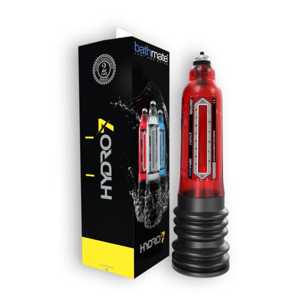 HIDRO BOMBA PARA EL PENE BATHMATE HYDRO 7 HYDRO PUMP ROJA - Imagen 3