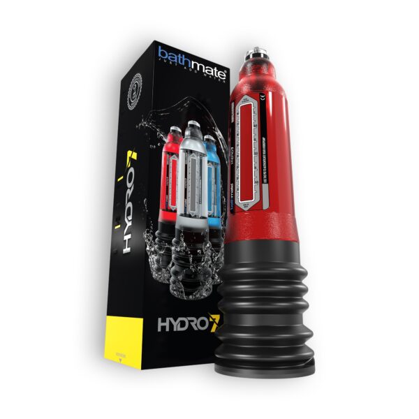 HIDRO BOMBA PARA EL PENE BATHMATE HYDRO 7 HYDRO PUMP ROJA - Imagen 4