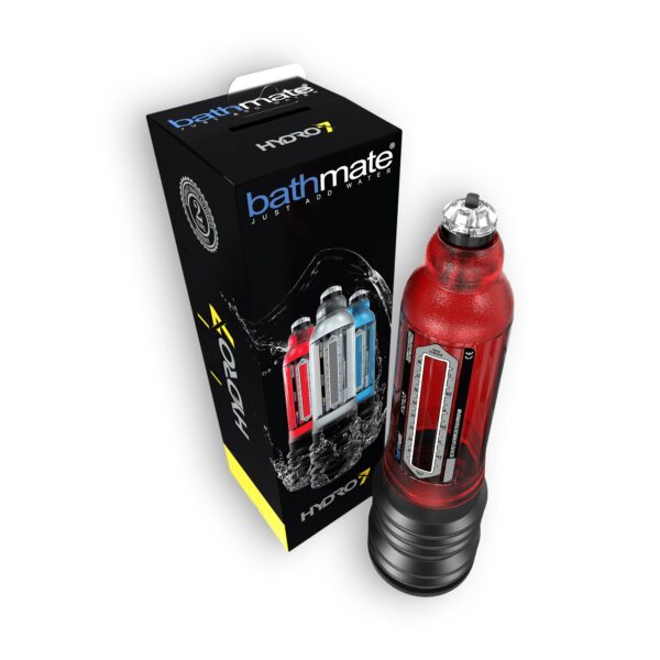 HIDRO BOMBA PARA EL PENE BATHMATE HYDRO 7 HYDRO PUMP ROJA - Imagen 5