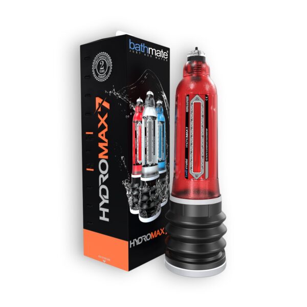 HIDRO BOMBA PARA EL PENE BATHMATE HYDROMAX 7 HYDRO PUMP ROJA - Imagen 3