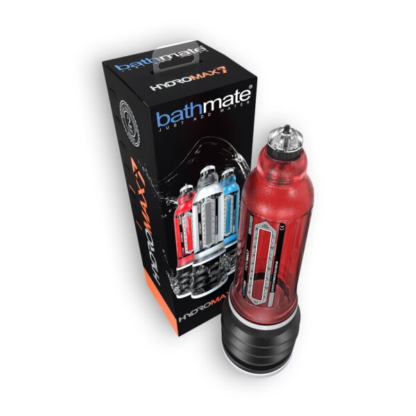 HIDRO BOMBA PARA EL PENE BATHMATE HYDROMAX 7 HYDRO PUMP ROJA - Imagen 5