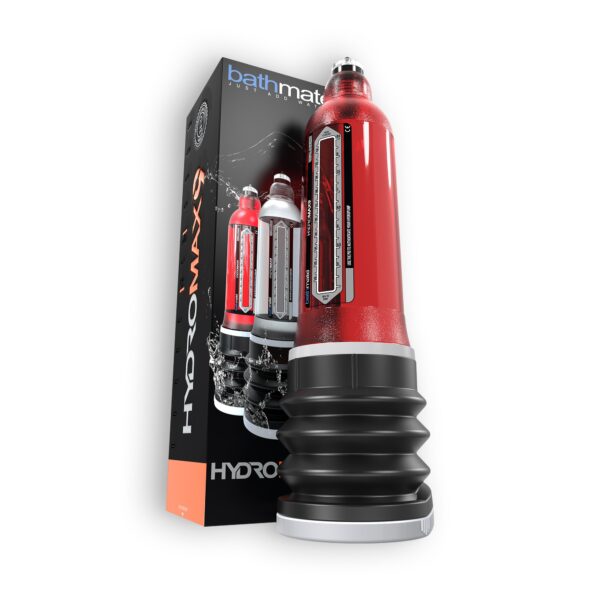 HIDRO BOMBA PARA EL PENE BATHMATE HYDROMAX 9 HYDRO PUMP ROJA - Imagen 3