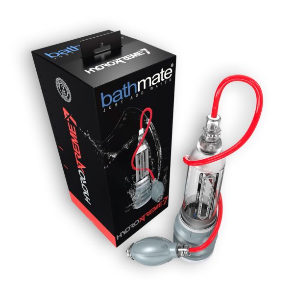 BOMBA CON ACCESORIOS BATHMATE HYDROXTREME 7 TRANSPARENTE - Imagen 5