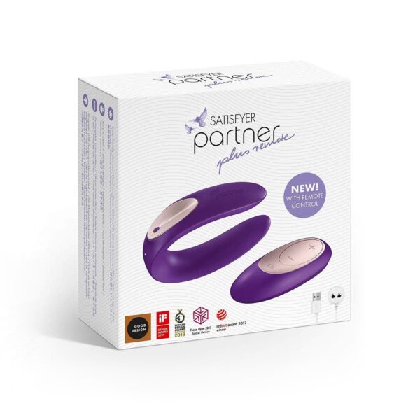 VIBRADOR PARA PAREJAS DOUBLE PLUS REMOTE CON MANDO Y CARGADOR USB - Imagen 8