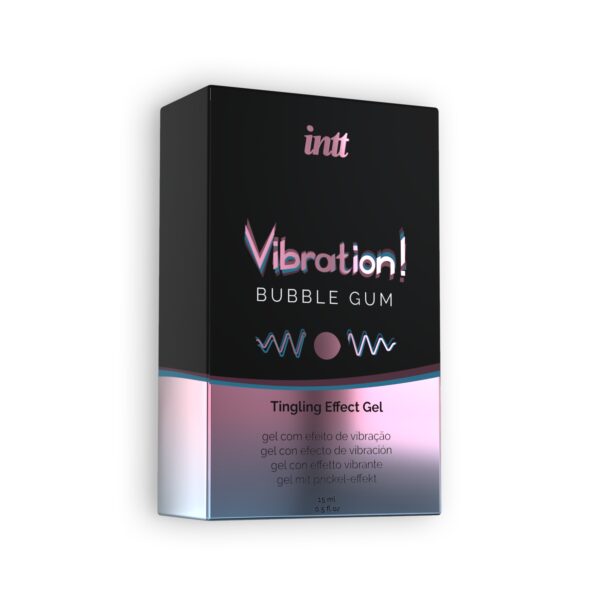 GEL CON VIBRACIÓN VIBRATION CHICLE INTT 15ML - Imagen 3