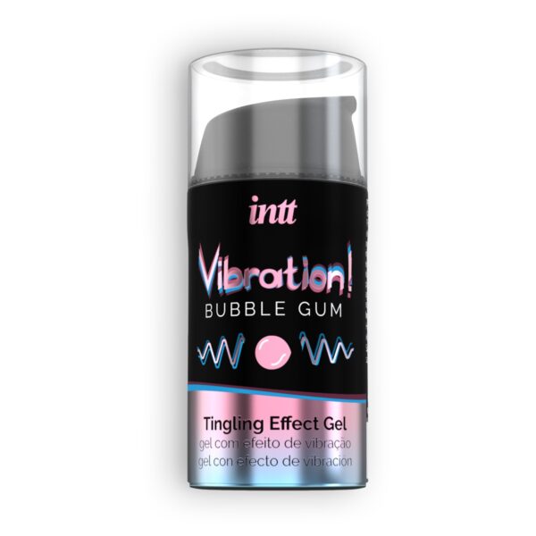 GEL CON VIBRACIÓN VIBRATION CHICLE INTT 15ML - Imagen 4