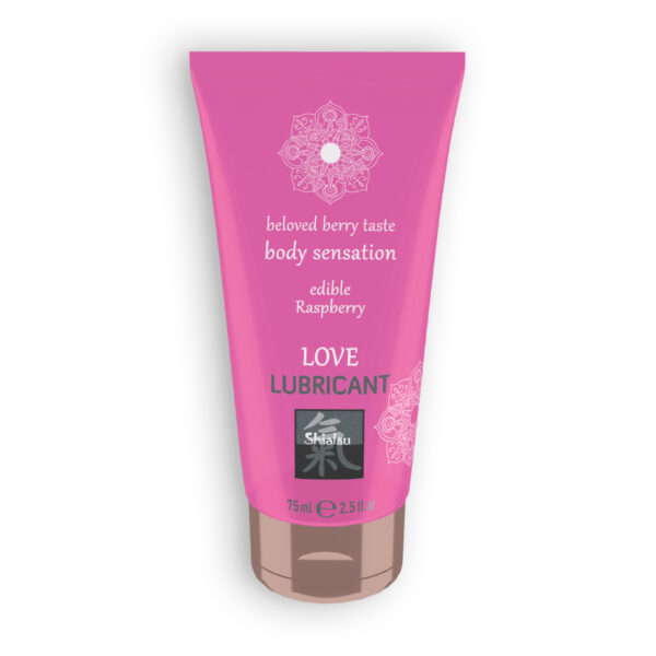 LUBRICANTE BESABLE LOVE BERRY TASTE CON SABOR DE FRAMBUESA SHIATSU™ 75ML