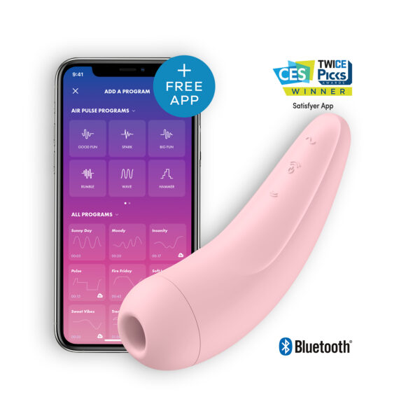 ESTIMULADOR CURVY 2+ CON APP SATISFYER ROSA - Imagen 8