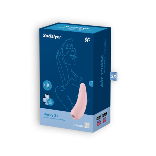 ESTIMULADOR CURVY 2+ CON APP SATISFYER ROSA - Imagen 7