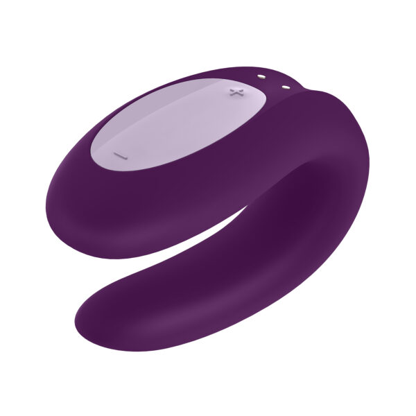 VIBRADOR DOUBLE JOY CON APP SATISFYER MORADO - Imagen 4