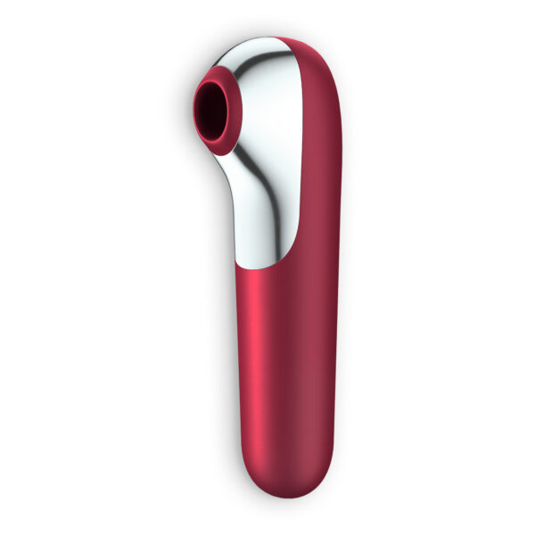 VIBRADOR DUAL LOVE CON APP SATISFYER ROJO - Imagen 3