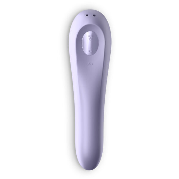 VIBRADOR DUAL PLEASURE CON APP SATISFYER LILA - Imagen 4