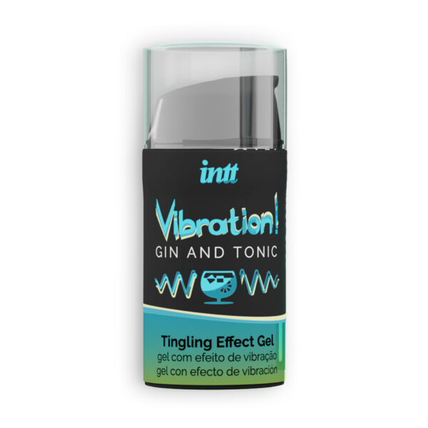 GEL CON VIBRACIÓN VIBRATION GIN Y TÓNICA INTT 15ML - Imagen 4