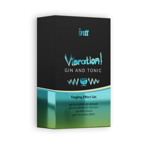 GEL CON VIBRACIÓN VIBRATION GIN Y TÓNICA INTT 15ML - Imagen 3