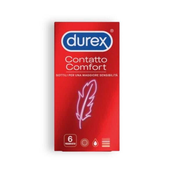 PRESERVATIVOS DUREX CONTATTO COMFORT 6 UNIDADES