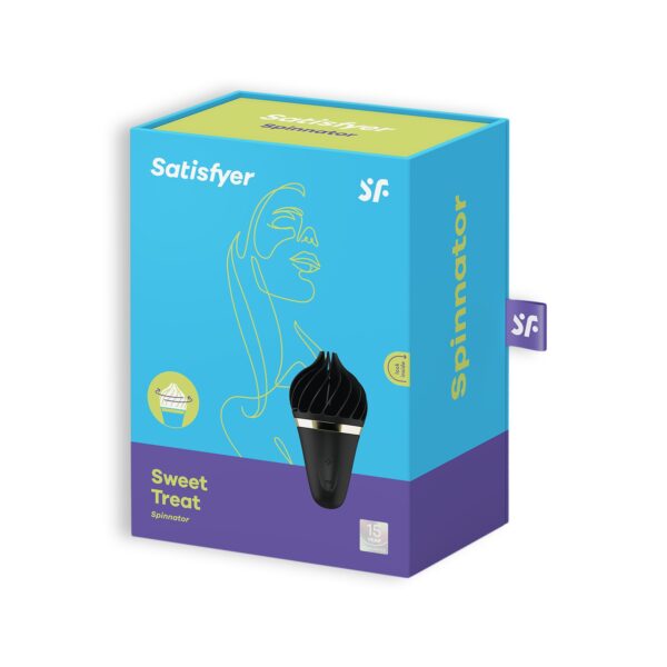 ESTIMULADOR CLITORIANO LAYONS SWEET TREAT CON CARGADOR USB SATISFYER LAYONS NEGRO - Imagen 5