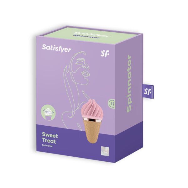 ESTIMULADOR CLITORIANO LAYONS SWEET TREAT CON CARGADOR USB SATISFYER LAYONS ROSA - Imagen 4