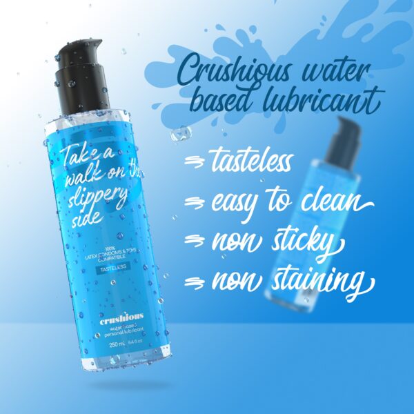 LUBRICANTE A BASE DE AGUA 250 ML CRUSHIOUS - Imagen 3