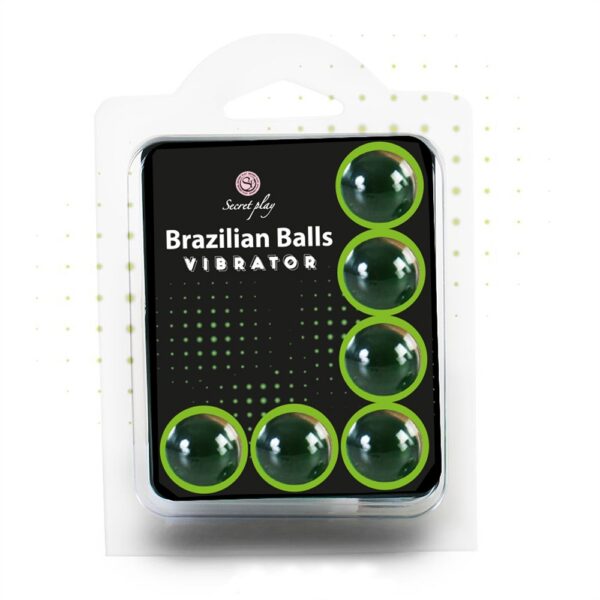 BOLAS LUBRICANTES BRAZILIAN BALLS SHOCK EFECTO VIBRADOR 6 x 4GR - Imagen 3