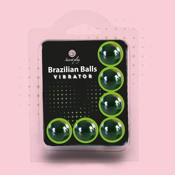 BOLAS LUBRICANTES BRAZILIAN BALLS SHOCK EFECTO VIBRADOR 6 x 4GR - Imagen 4